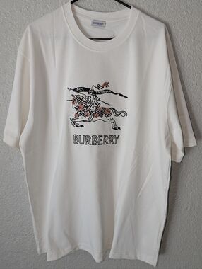 Burberry EKD Sketch Cotton T-Shirt Size XXL Unisex